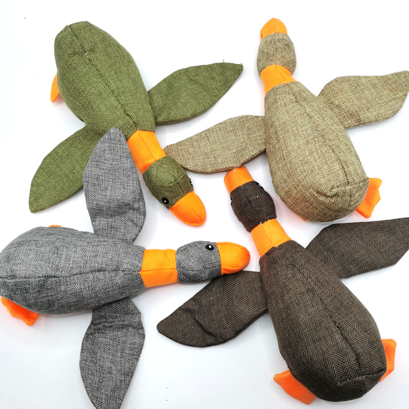 Canards en peluche grinçants drôles